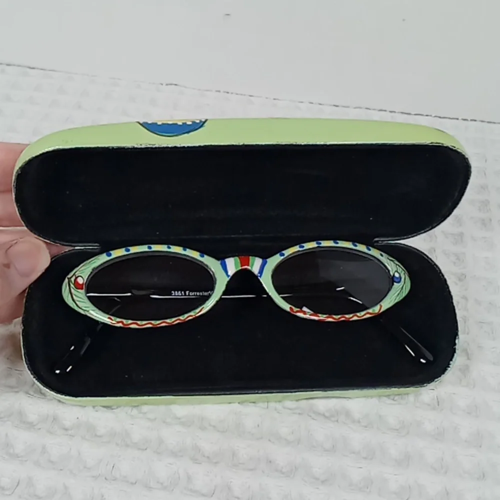 Women's Christmas Reading Glasses with Matching Case +2.75 Handpainted